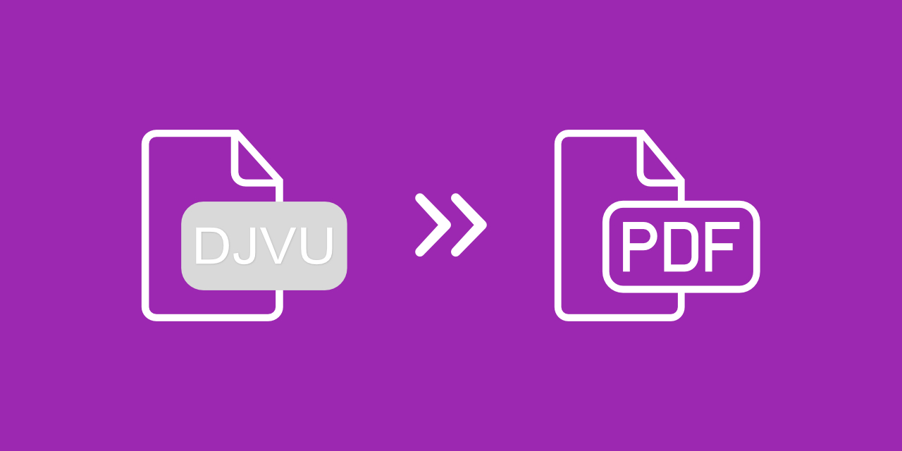 Cara mengonversi DJVU ke PDF