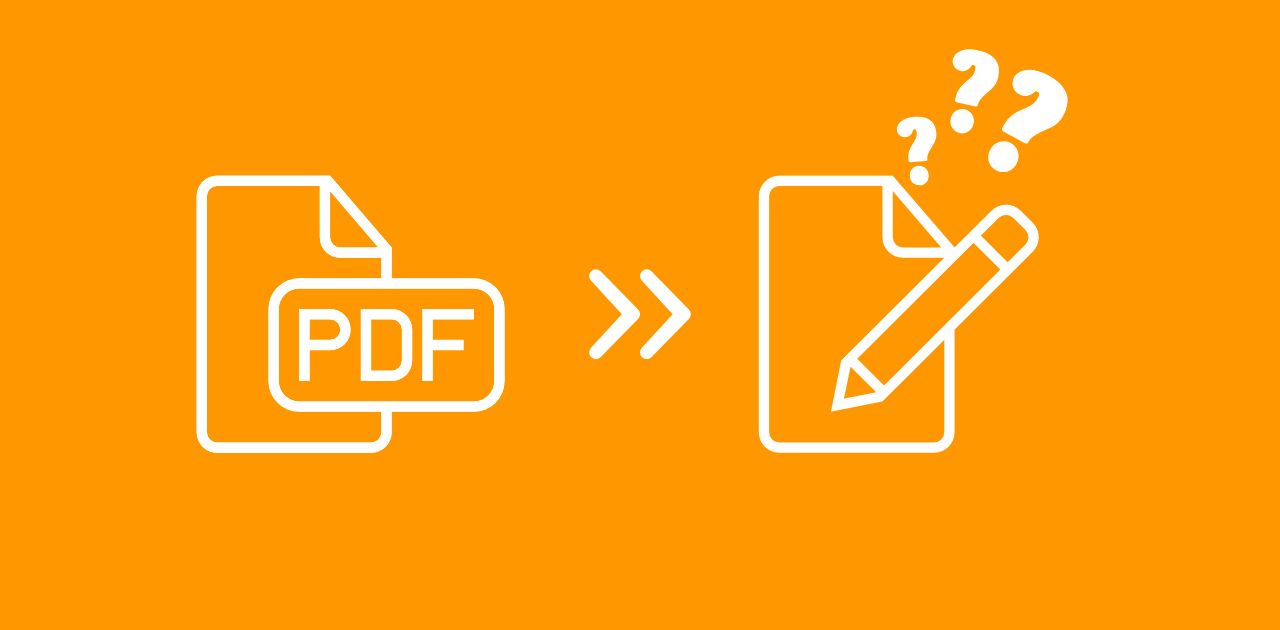 Por qué no puedo editar un PDF