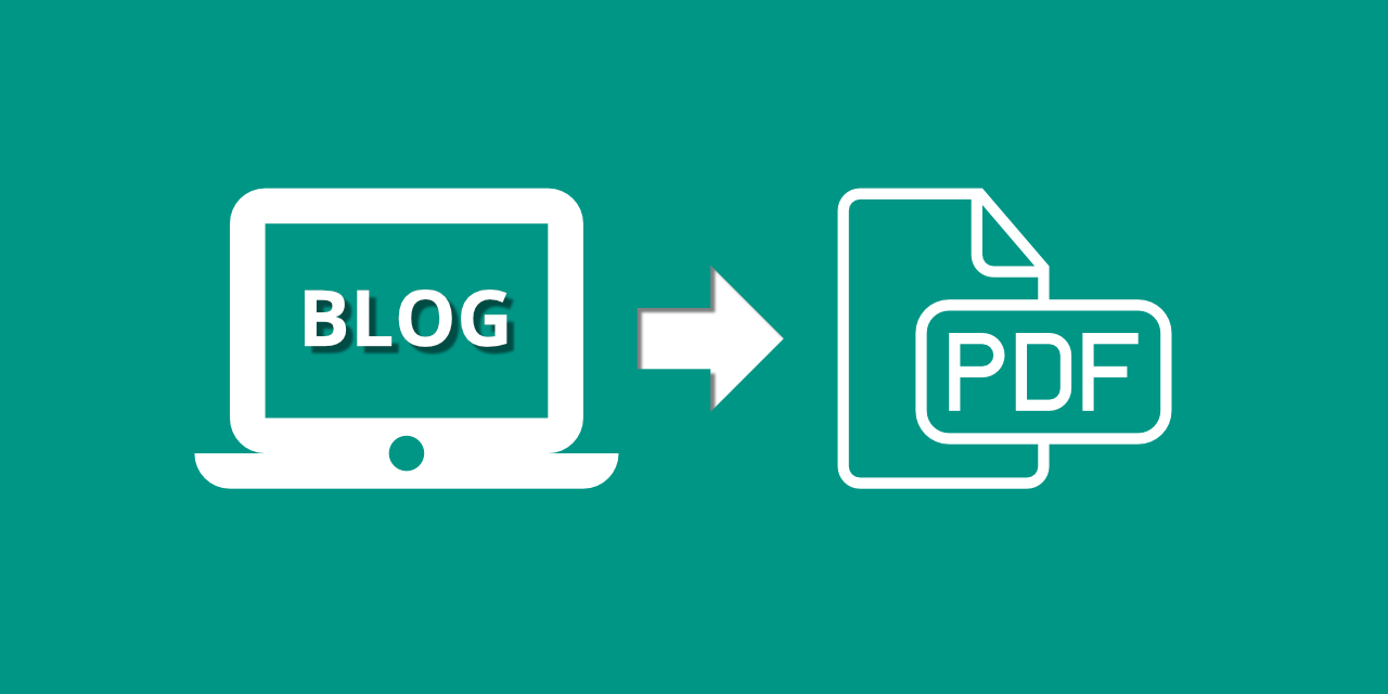 Convierte una entrada de blog a PDF gratis