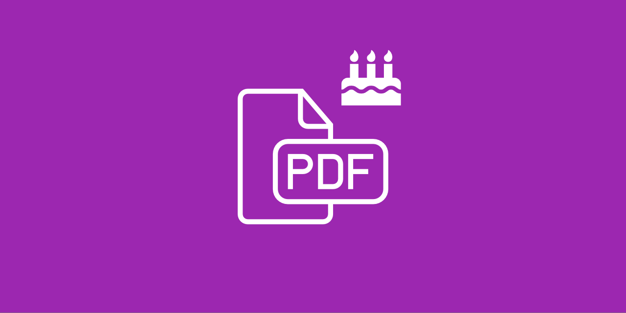 El PDF cumple 30 años: retrospectiva de un formato de documento popular
